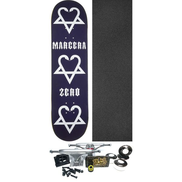 Zero Skateboards Bam Margera American Zero Skateboard Deck - 8.5" x 32.3" - Complete Skateboard Bundle